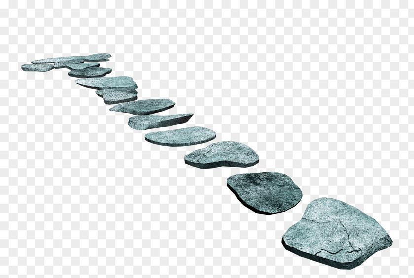 Hand-painted Stone Stairs PNG