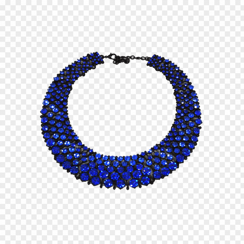 NECKLACE Necklace Jewellery Earring Sapphire Blue PNG