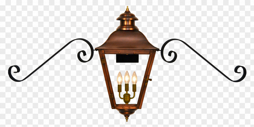 Street Light Gas Lighting Lantern Coppersmith PNG
