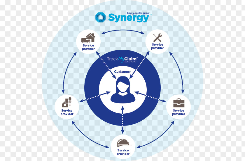 Synergy Information Business Diagram PNG