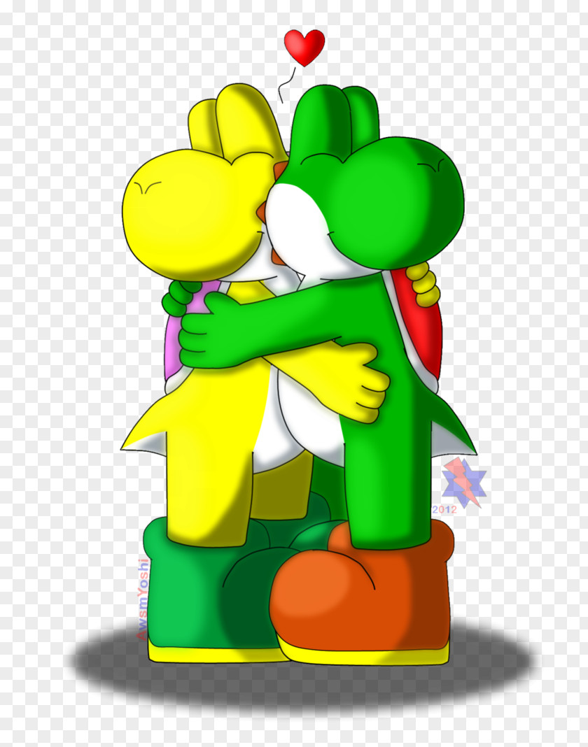 Couple Hug Mario & Yoshi Super World 2: Yoshi's Island Luigi Bowser PNG