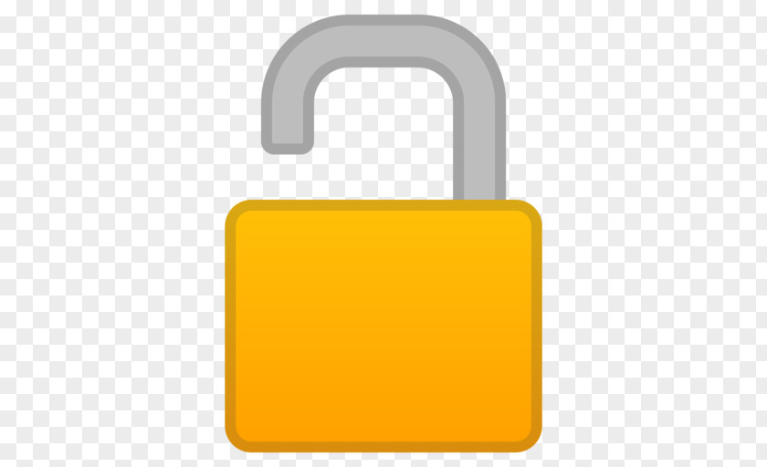 Open Lock Emojipedia Padlock Noto Fonts PNG