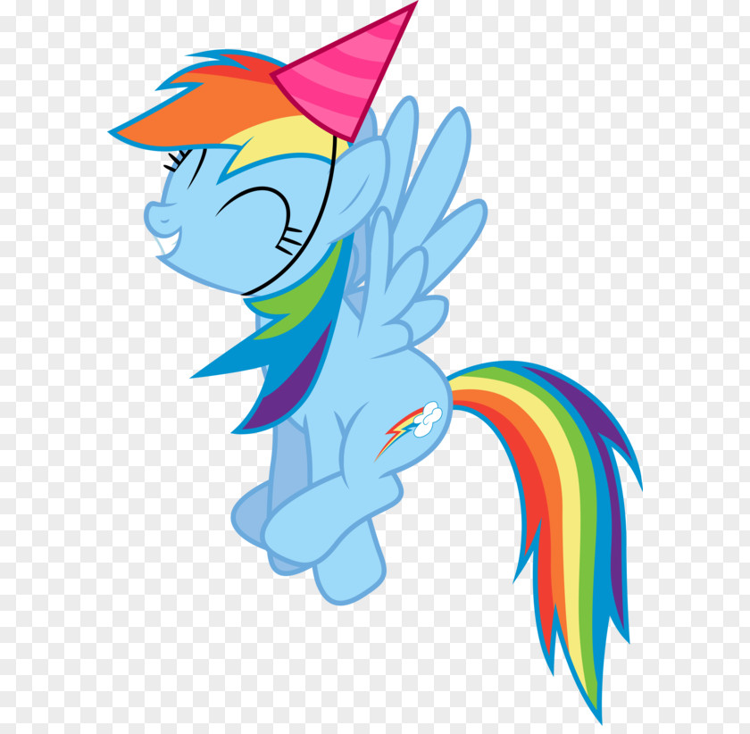 Picture Of Party Hat Rainbow Dash Rarity Birthday Clip Art PNG