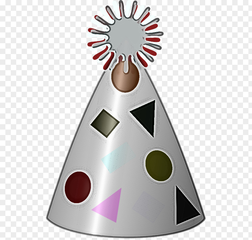 Tree Cone Party Hat PNG