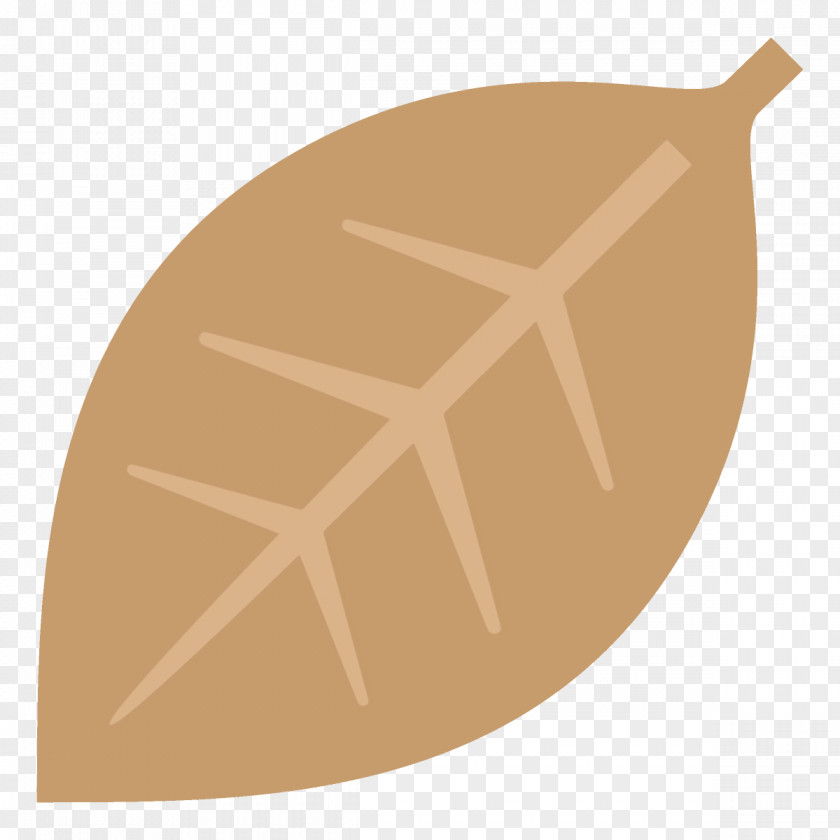 Beige Cartoon Leaf PNG