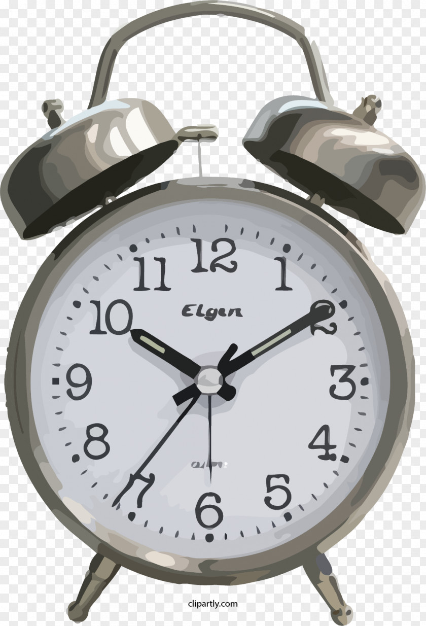 Clock Alarm Clocks Sharp Twinbell Quartz Analog Westclox PNG