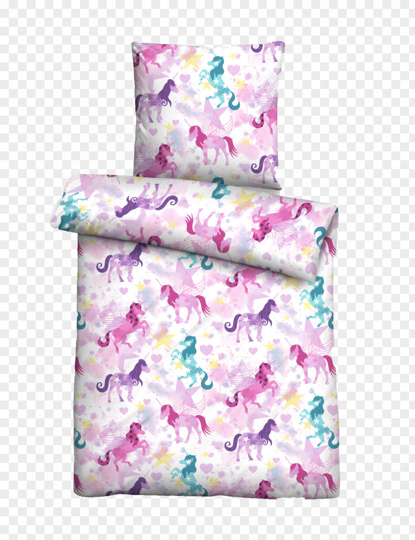 Unicorn Bed Sheets Renforcé Biber Filly PNG