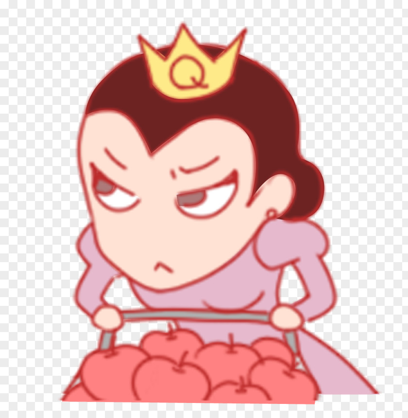 Cartoon Queen Icon PNG