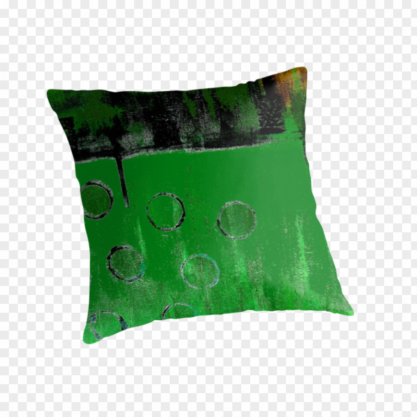 Green Abstract Throw Pillows Cushion PNG
