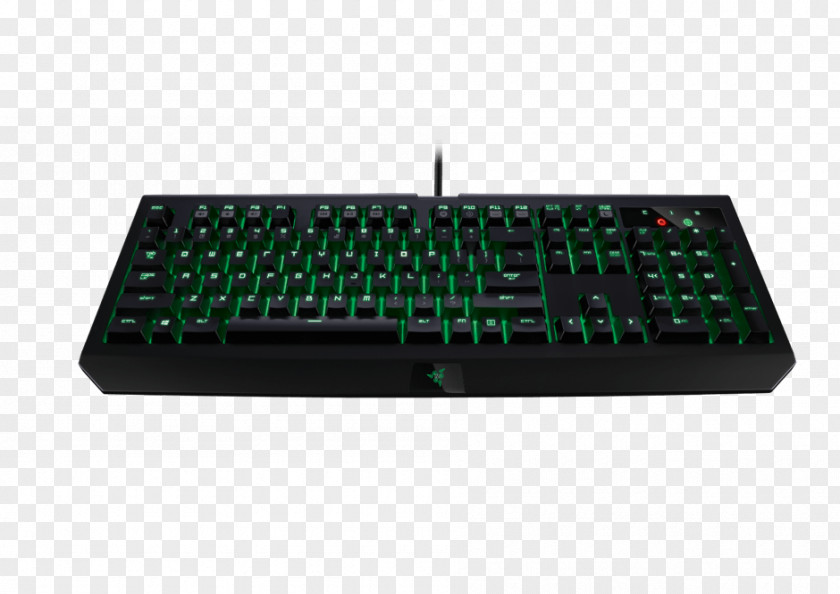 Green Mechanical Keyboard Computer Razer Inc. Gamer Switch PNG