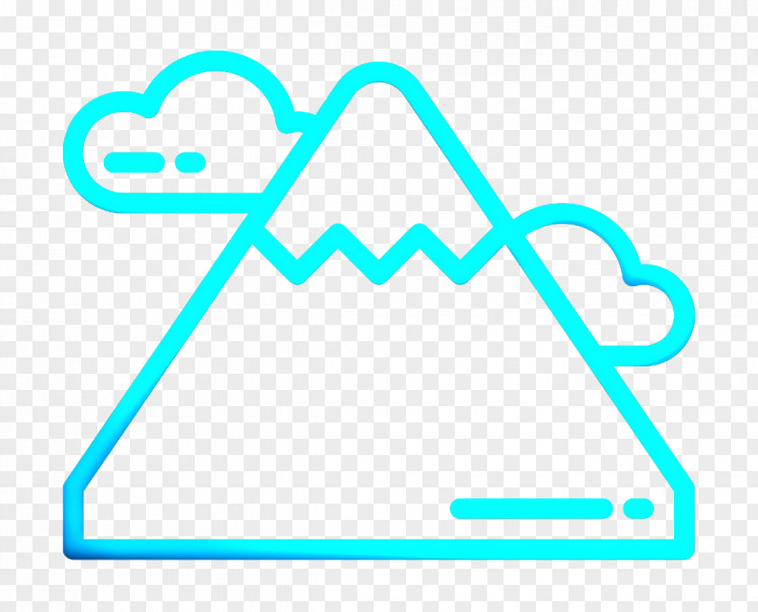 Mountain Icon Camping Outdoor PNG