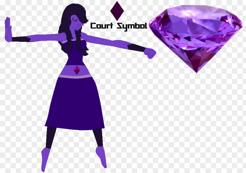 Purple Diamond Cut Gemstone Pink PNG