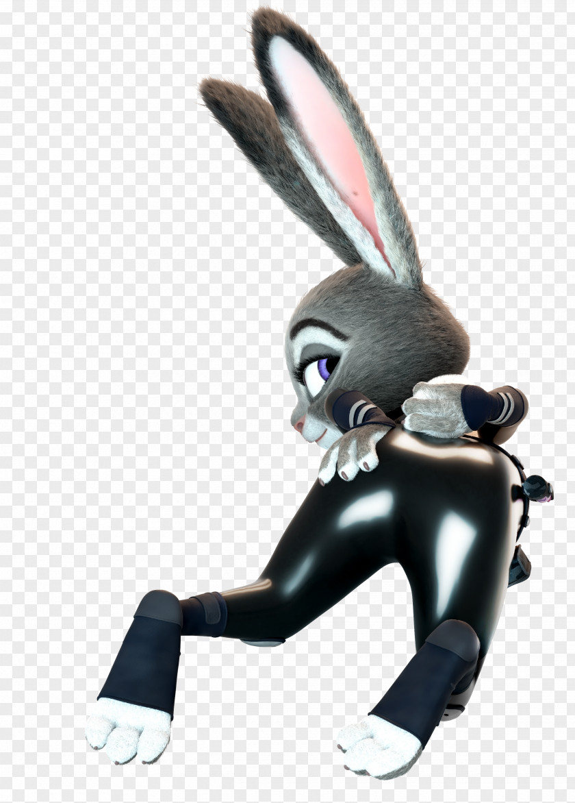 Rabbit Lt. Judy Hopps 3D Rendering Computer Graphics PNG