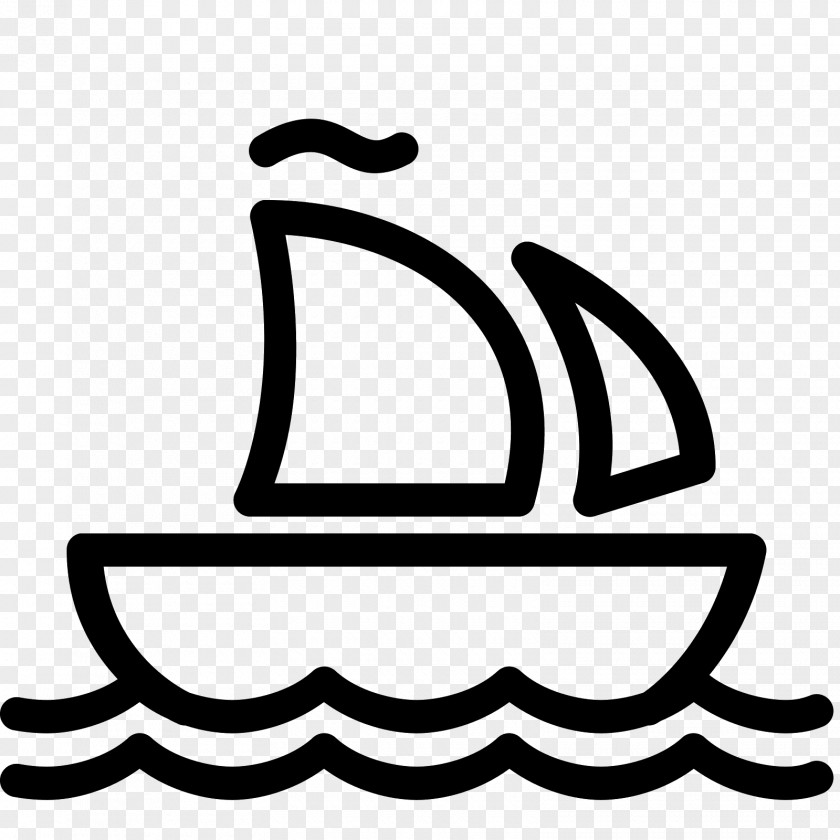 Sail Sailing Ship Sailboat Font PNG