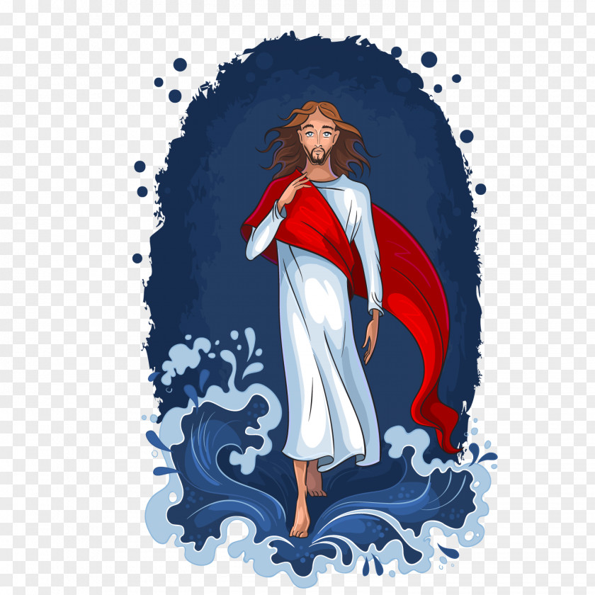 Vector Jesus Resurrection Waves Come Back Royalty-free Stock Photography Illustration PNG