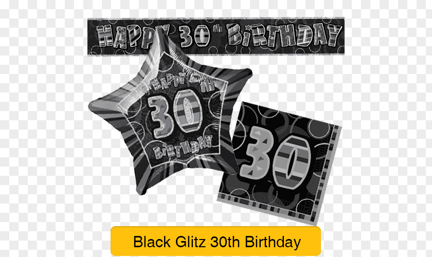 30th Birthday Party Game Font PNG