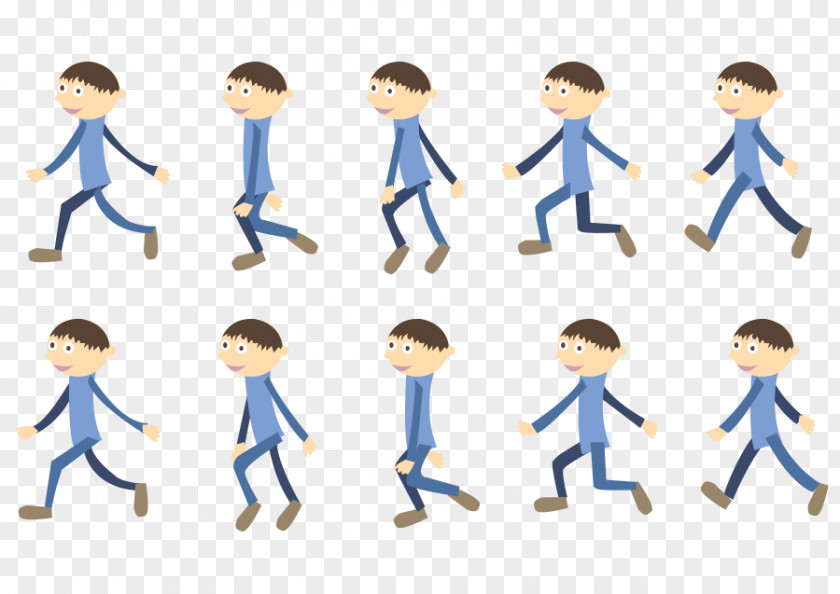 Animation Walk Cycle Image Film Frame PNG