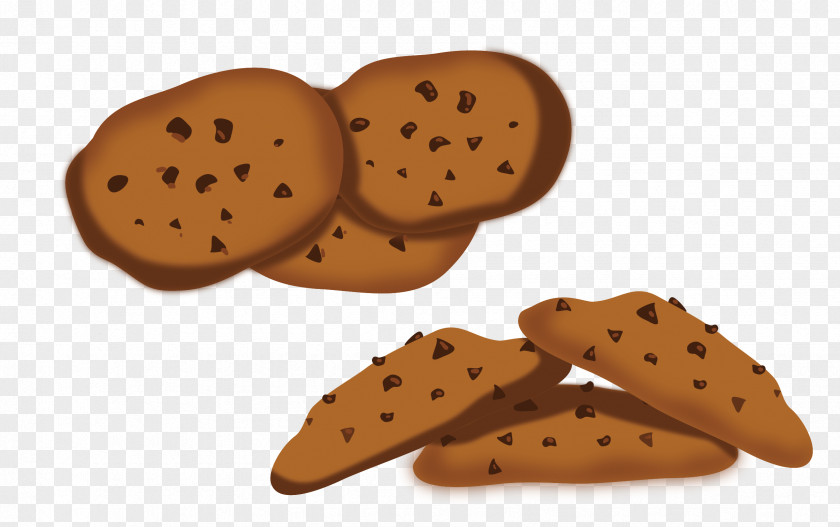 Cookies Vector Cracker Chocolate Chip Cookie PNG