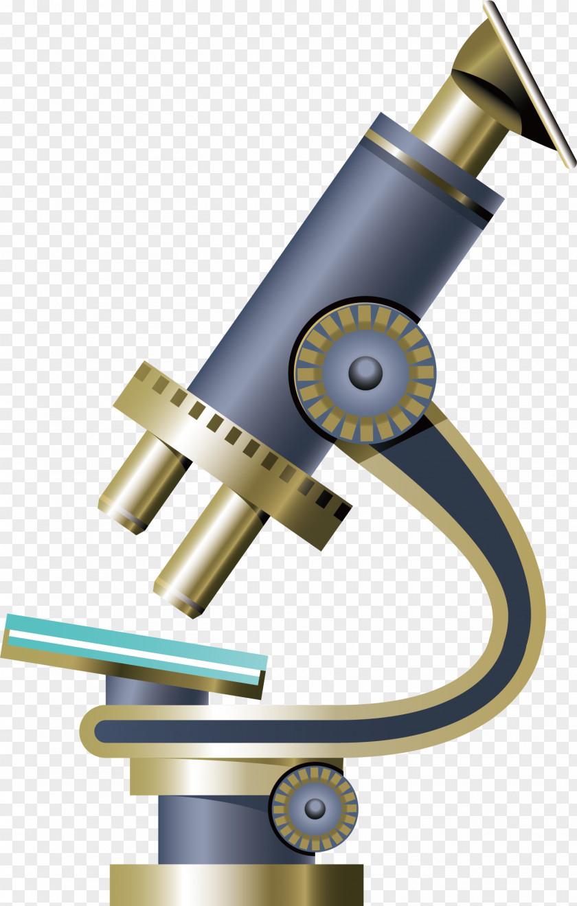 Microscope Vector Element Clip Art PNG