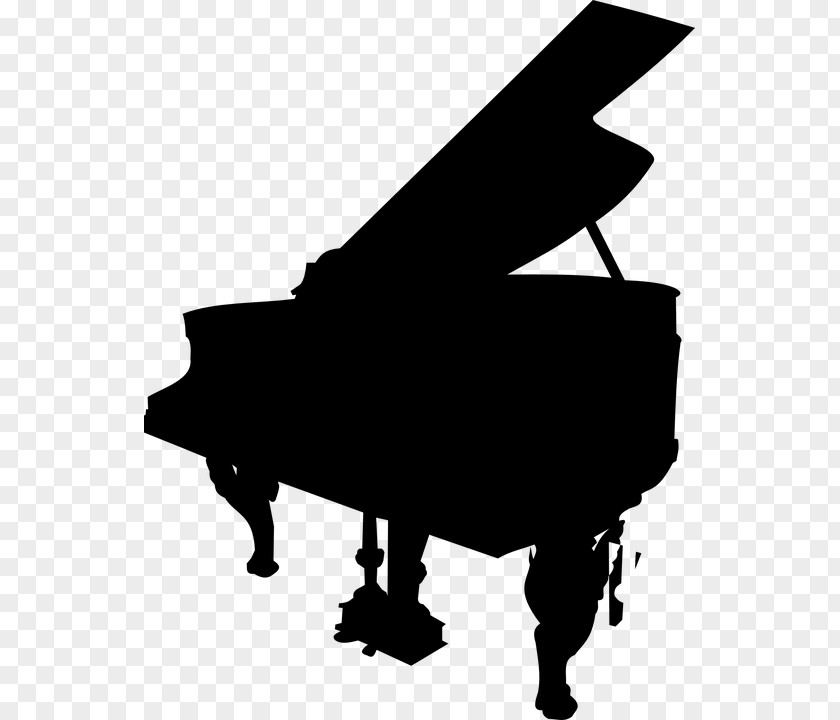 Piano Grand Silhouette Clip Art PNG