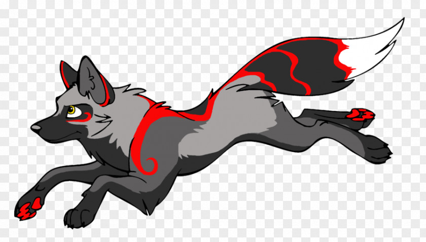 Silver Fox Dog Drawing PNG