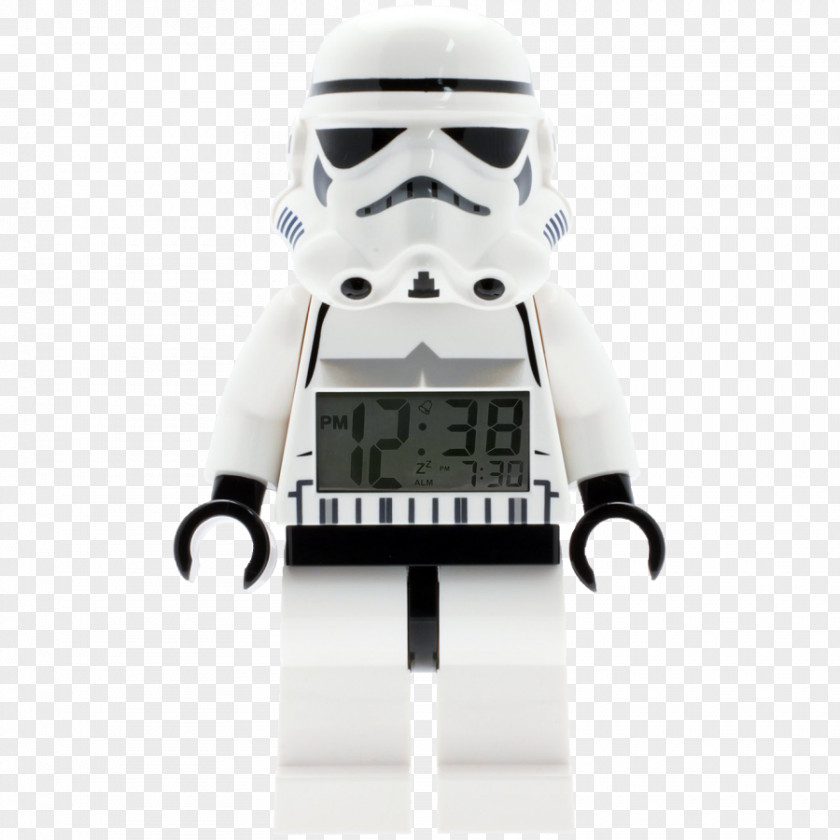 Stormtrooper Anakin Skywalker Alarm Clocks Lego Star Wars Minifigure PNG