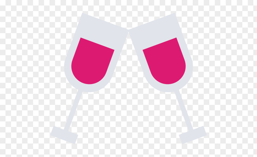 Wineglasses Glasses Pink M PNG