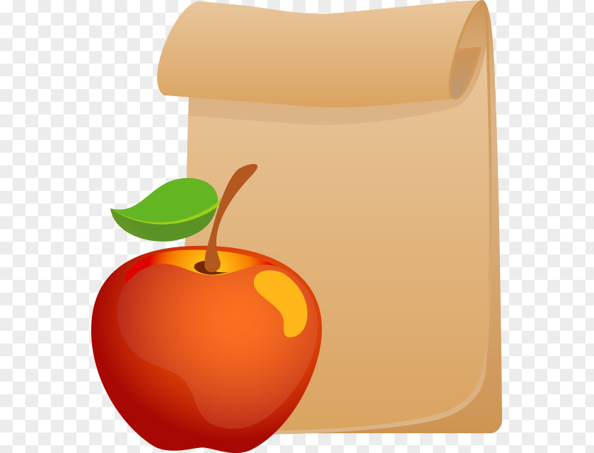 Apple Vector Paper Bags Parchment PNG