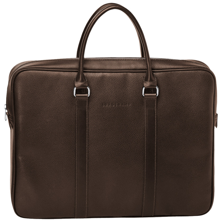 Bag Briefcase Leather Handbag Longchamp PNG