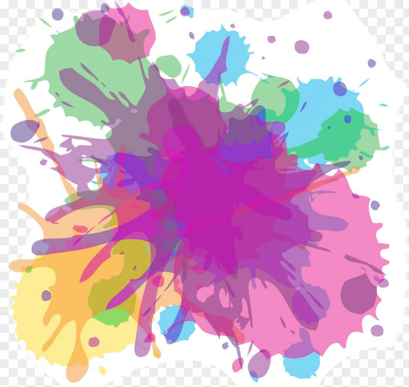 Watercolor Rainbow Circle Vector Graphics Image Drawing Art PNG