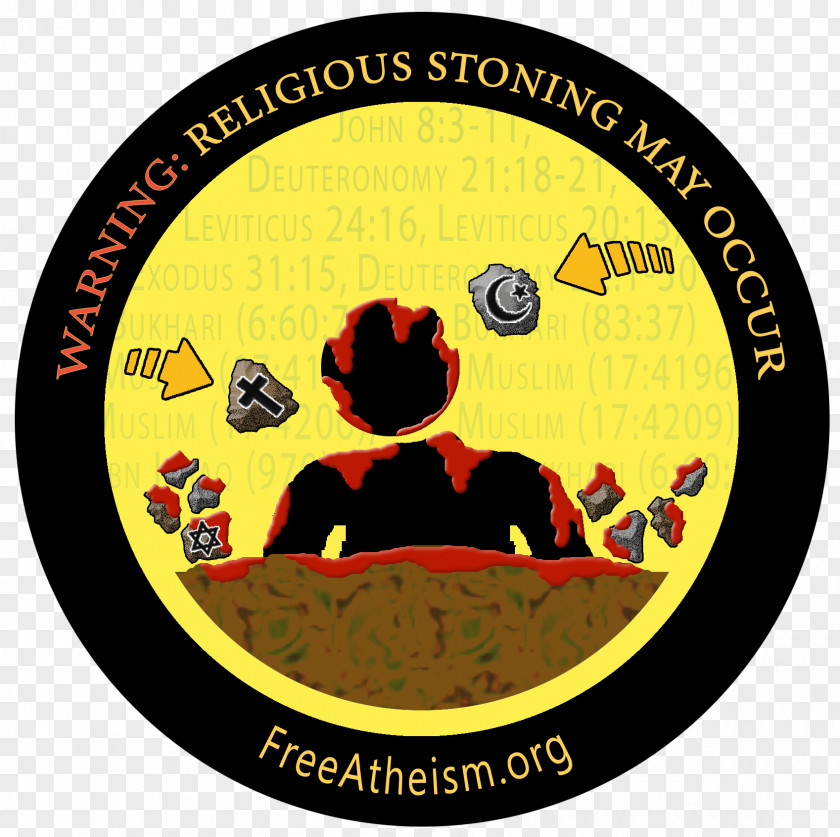 Atrocity Icon Negative And Positive Atheism Patch Islam Image PNG