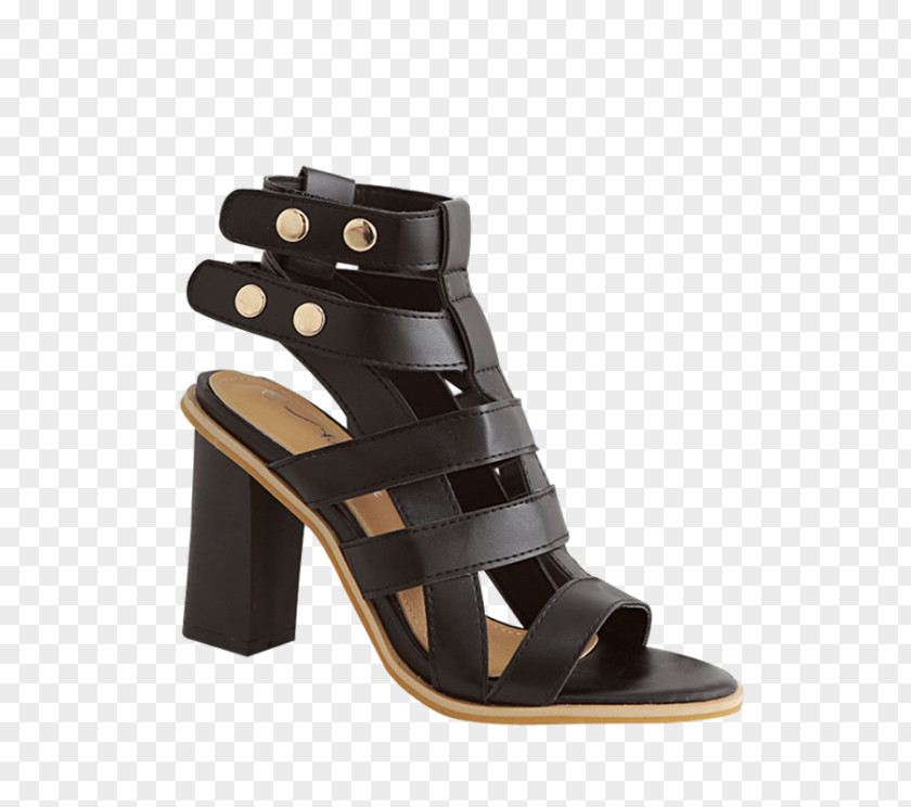 Block Heels High-heeled Shoe Sandal Boot PNG