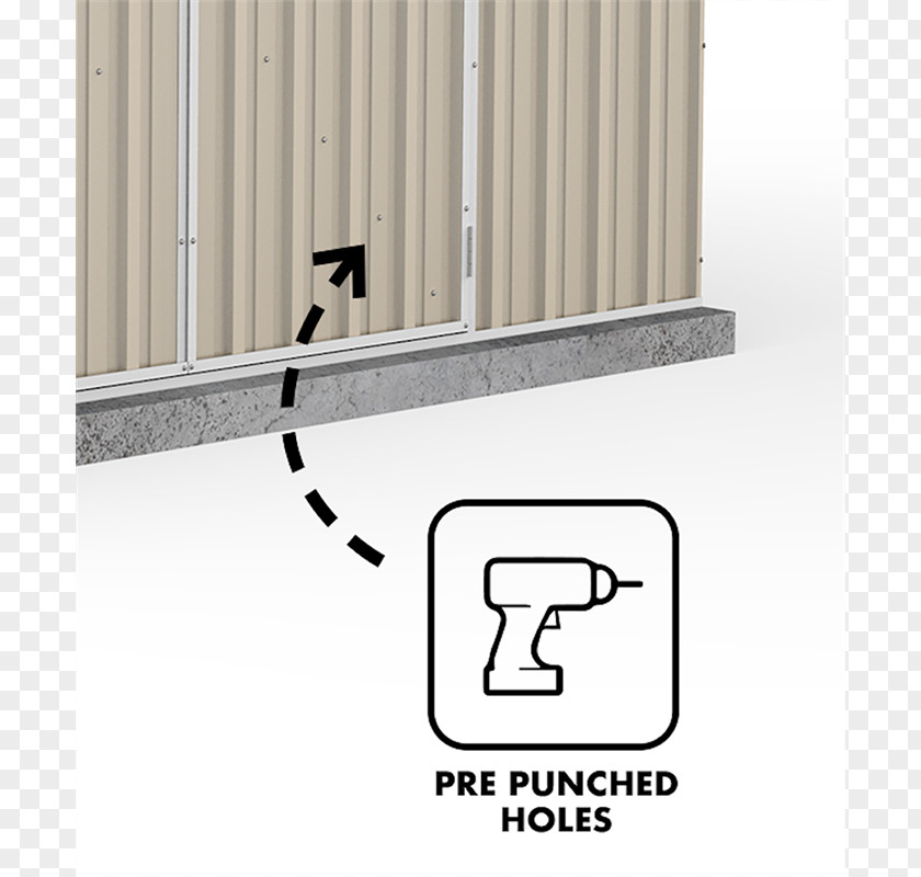 Doubledoor Absco Sheds Premier Garden Shed Lean-to Floor PNG