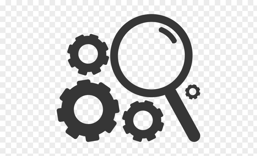 FOCUS Magnifying Glass Gear PNG