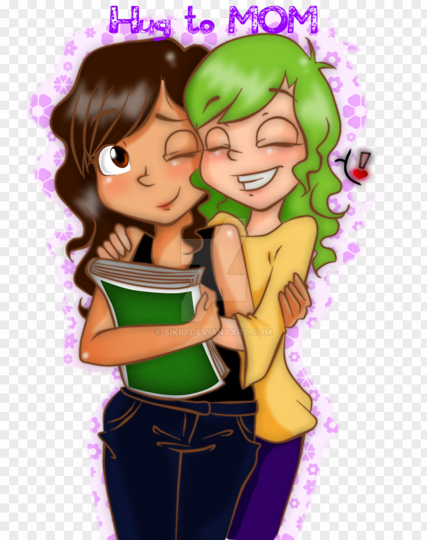 Mom Hug Friendship Drawing Sketch Comedy PNG