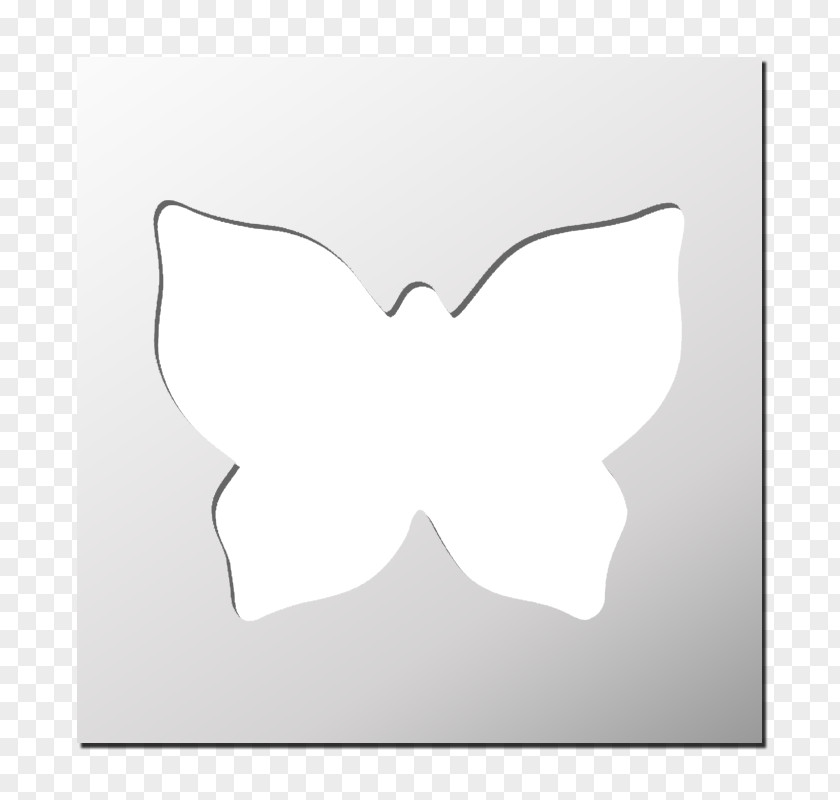 French Papillon Rectangle Font Black PNG