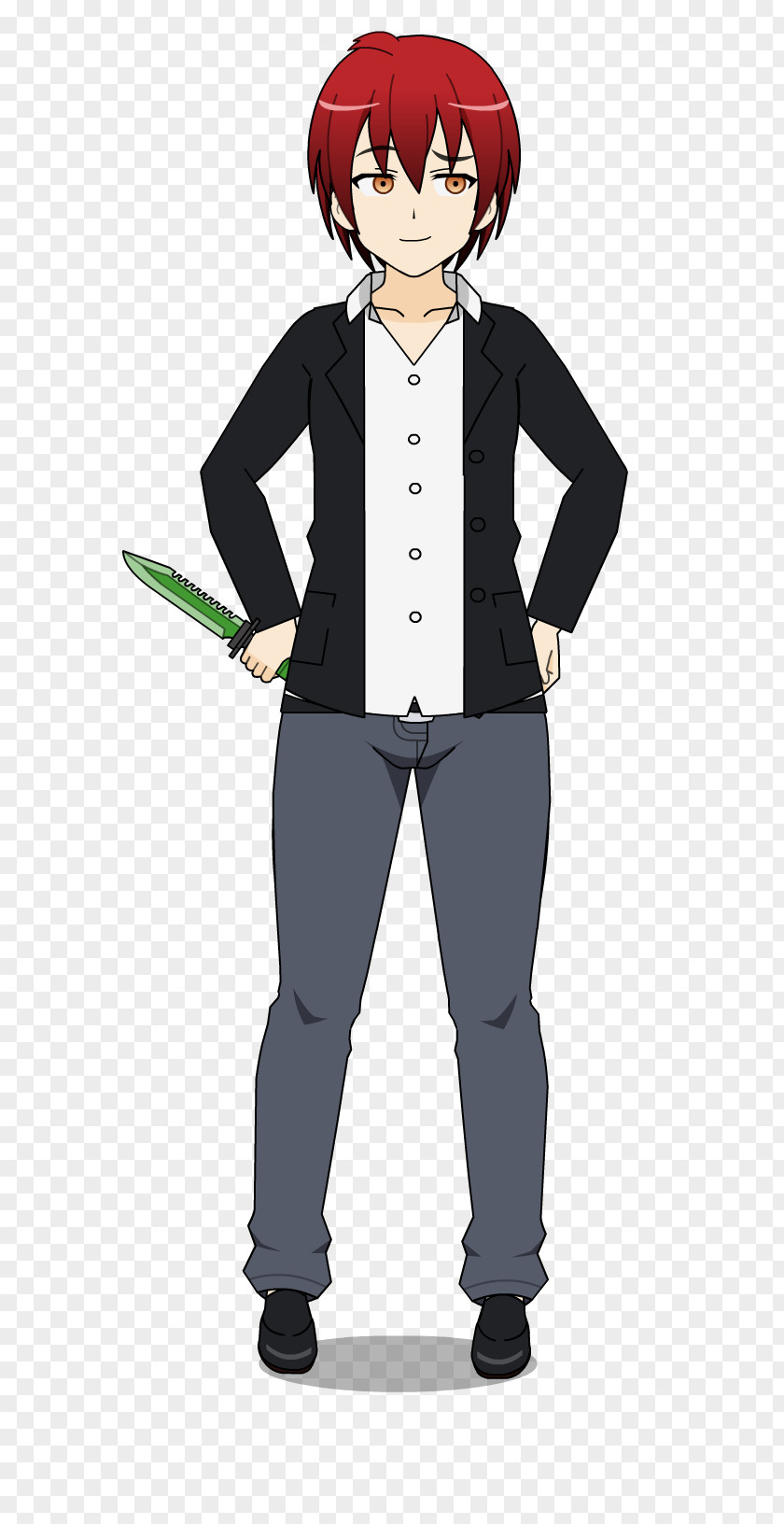 Karma Akabane Nagisa Shiota Assassination Classroom Character Cartoon Outerwear PNG