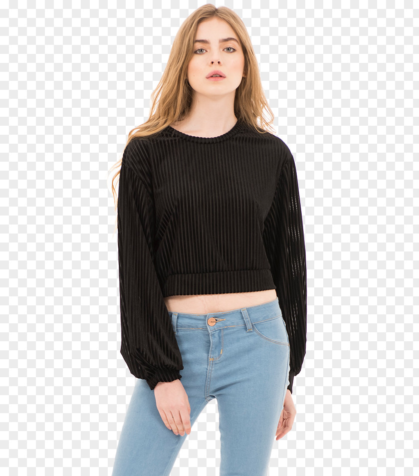 Rebajas Sleeve Blouse Shoulder Sweater PNG