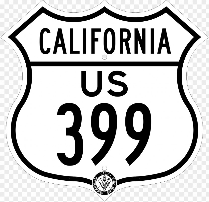 California State U.S. Route 66 Lampe Logo 40 PNG
