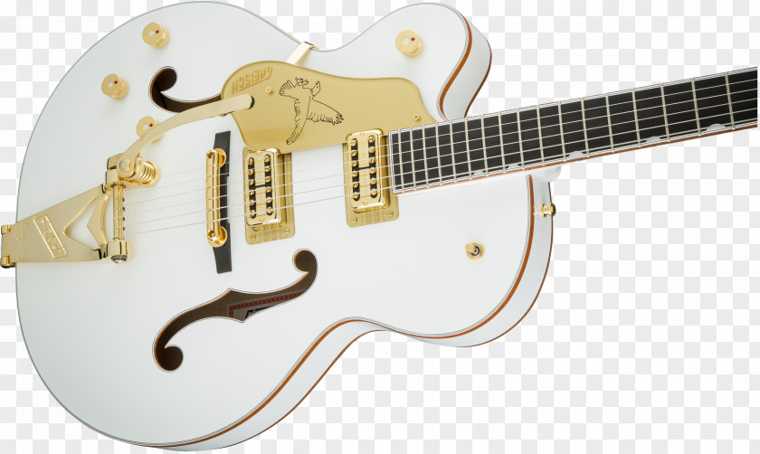 Electric Guitar Acoustic-electric Acoustic Gretsch White Falcon PNG