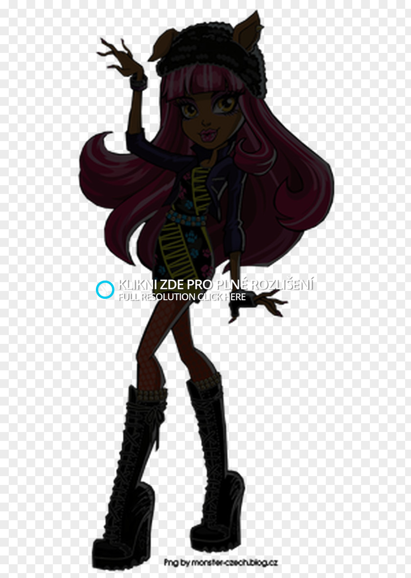 Ghoul Monster High Clawdeen Wolf Doll Cleo De Nile PNG