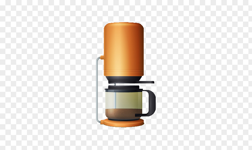 Hand-painted Coffee Machine Cafe Drink PNG