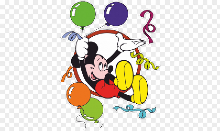 Mickey Mouse Minnie Donald Duck Party Clip Art PNG