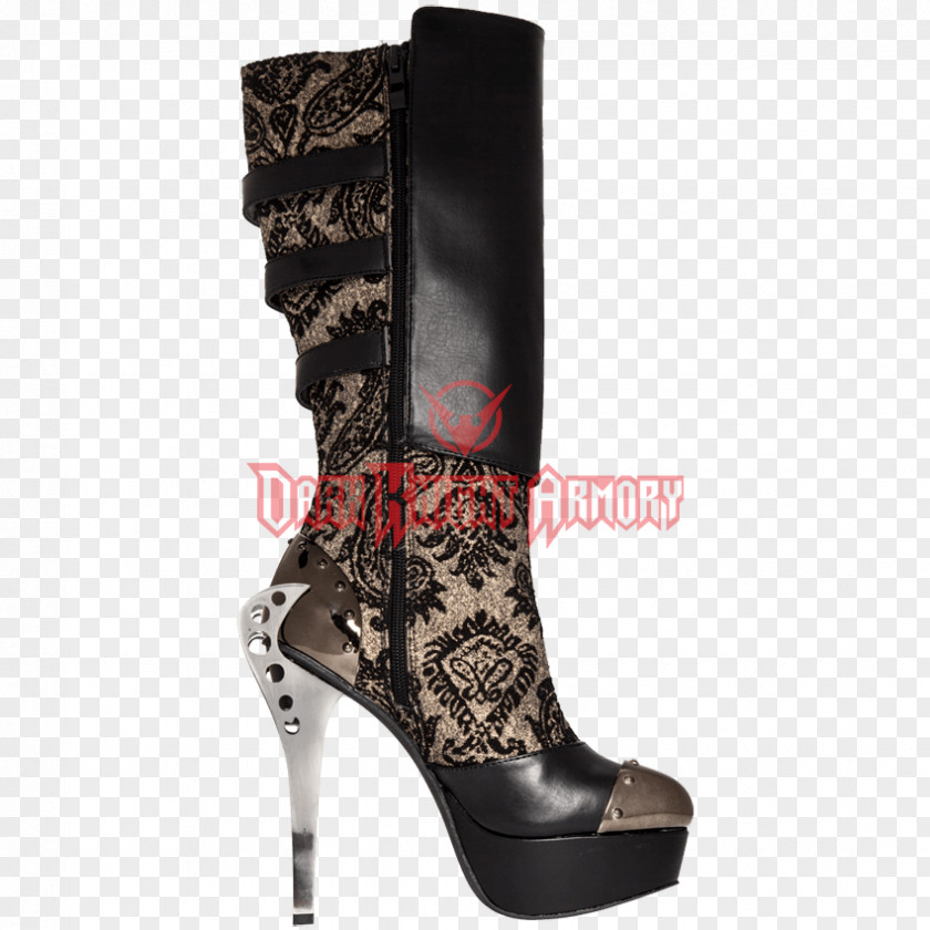 Platform Shoes Knee-high Boot High-heeled Shoe PNG