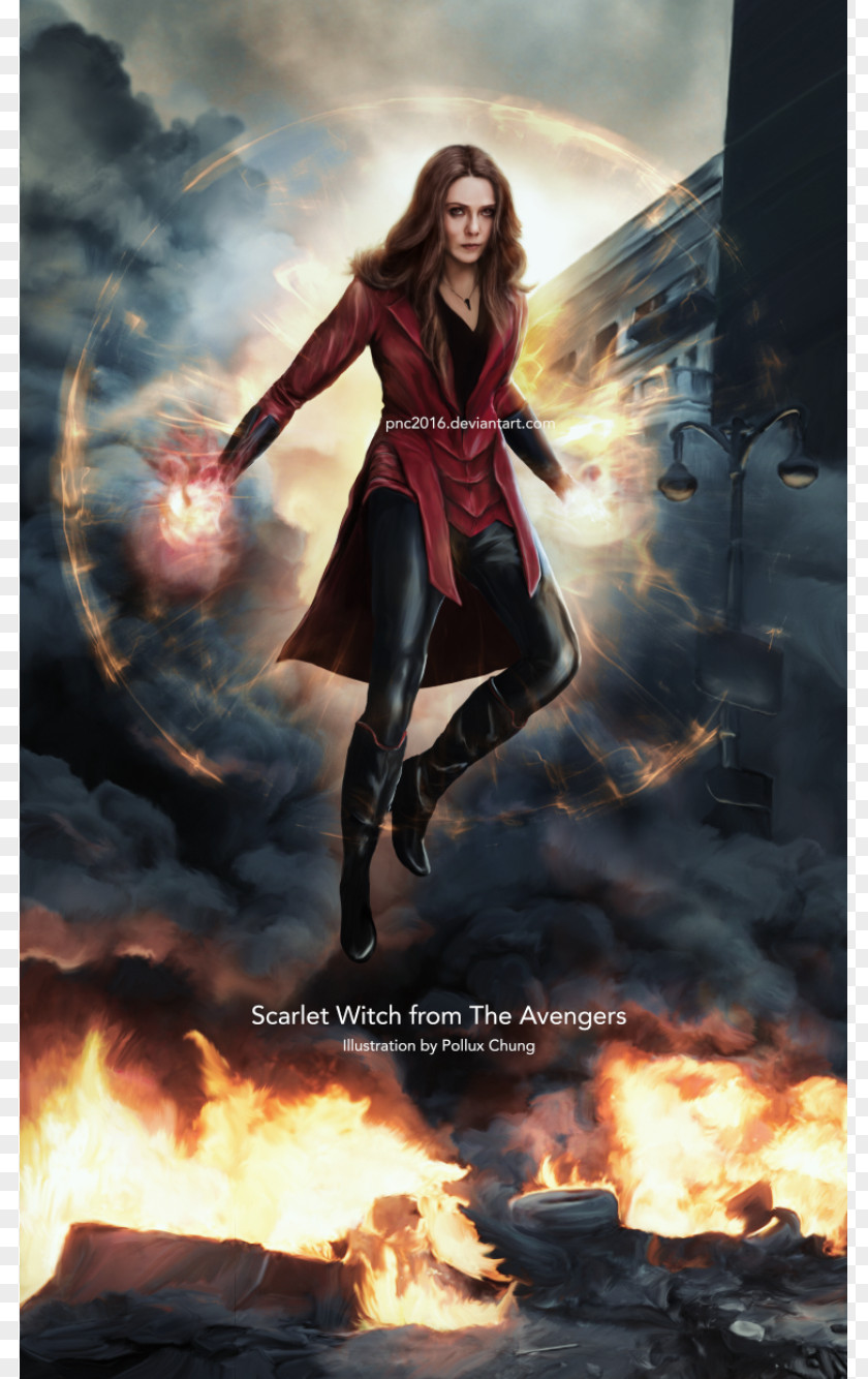 Scarlet Witch Wanda Maximoff Painting DeviantArt Photography PNG