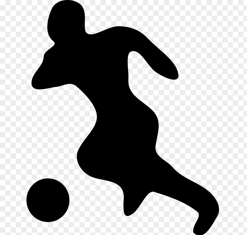 Soccer Vector Football Player Silhouette Clip Art PNG