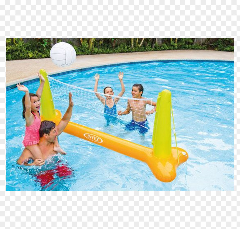 Volleyball Match Swimming Pool Inflatable Filet PNG