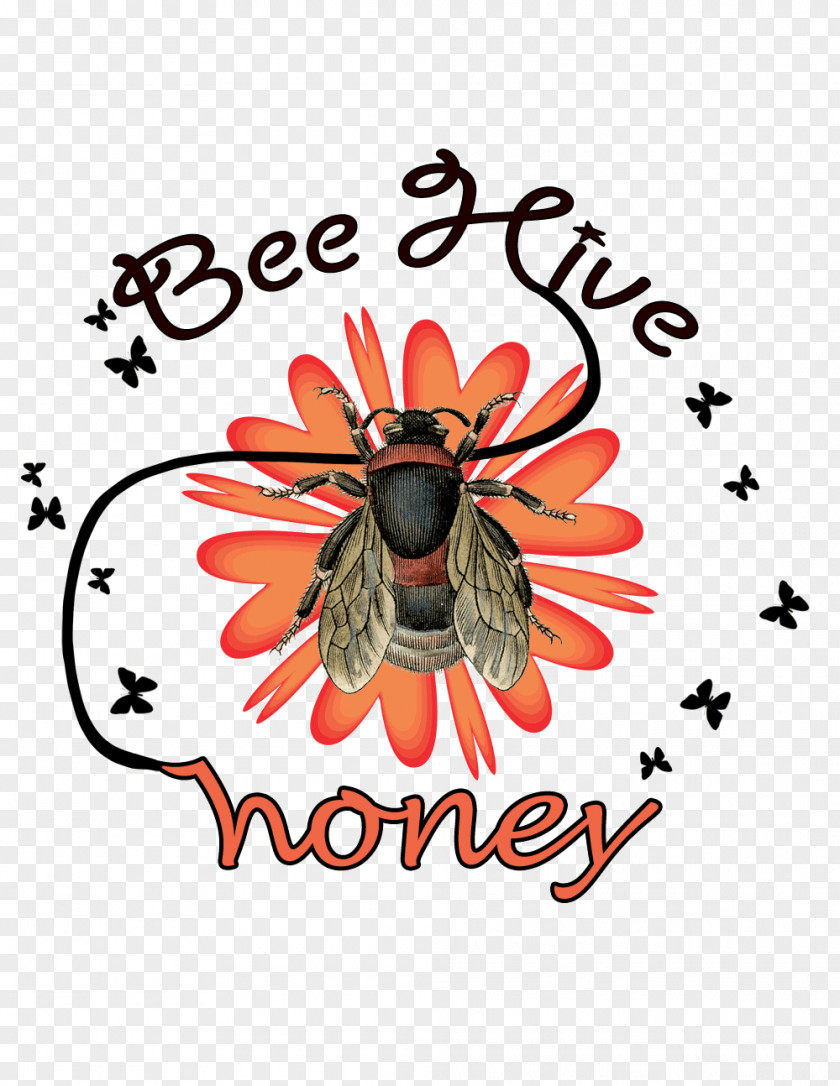 Bee Honey Graphic Designer PNG