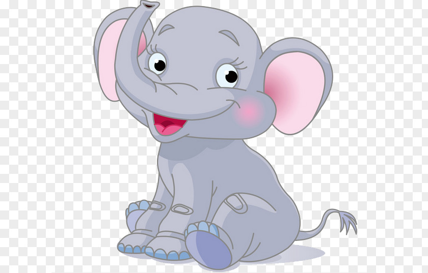 Cartoon Elephant Drawing Clip Art PNG