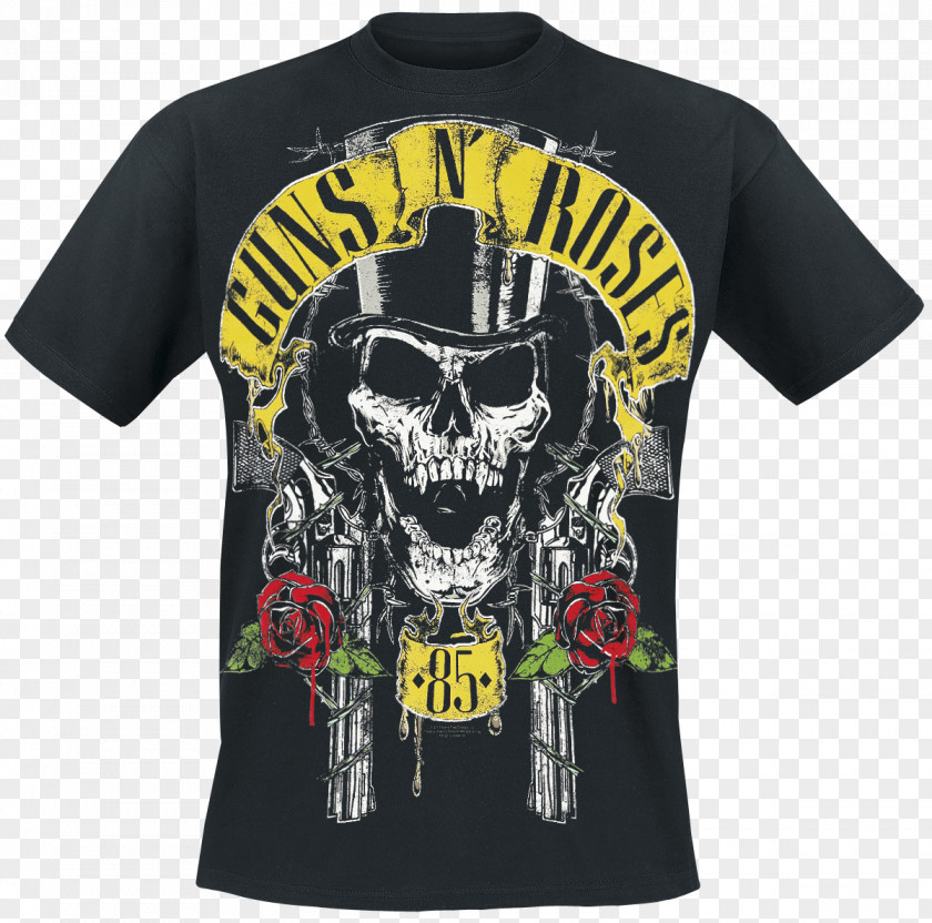 T-shirt Guns N' Roses Heavy Metal Music Rock And Roll PNG metal and roll, clipart PNG